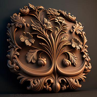 3D model st baroque (STL)